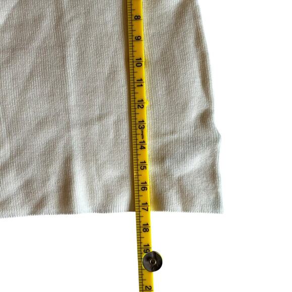 J Crew Crewcuts Sweater Cotton Knit Girl Gold Bow Shirt Ivory Size 6/7 NWT - Picture 8 of 8